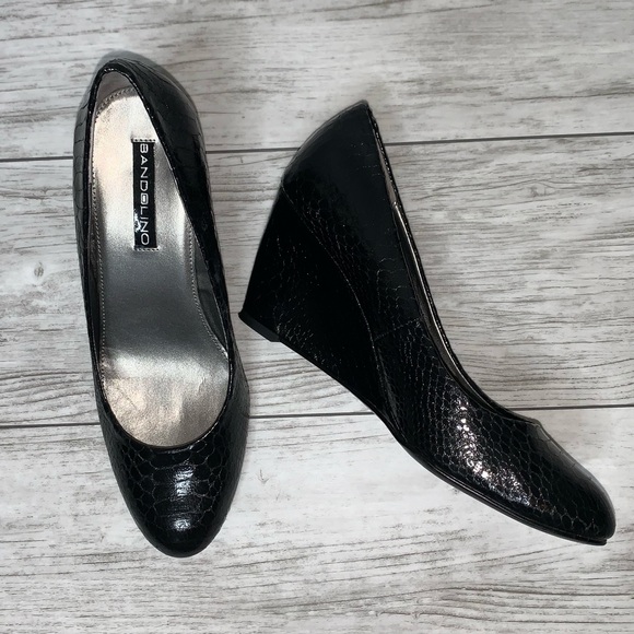 Bandolino Shoes - Bandolino Black Wedge Shoes Size 6M